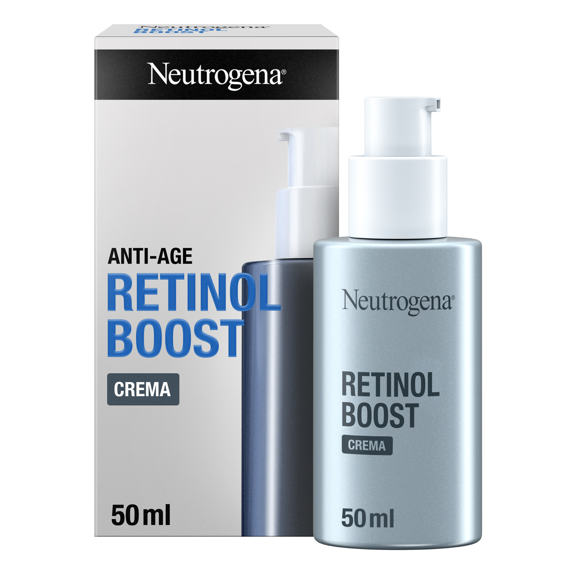 Neutrogena Retinol Boost Crema Viso Retinolo Puro ad assorbimento rapido per una pelle giovane 50 ml
