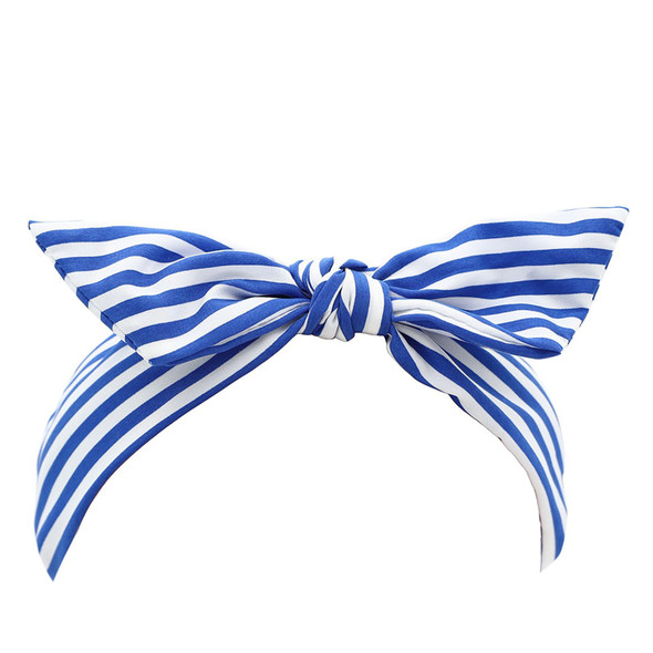 IB ACC CERCHIETTO RIGHE BLU