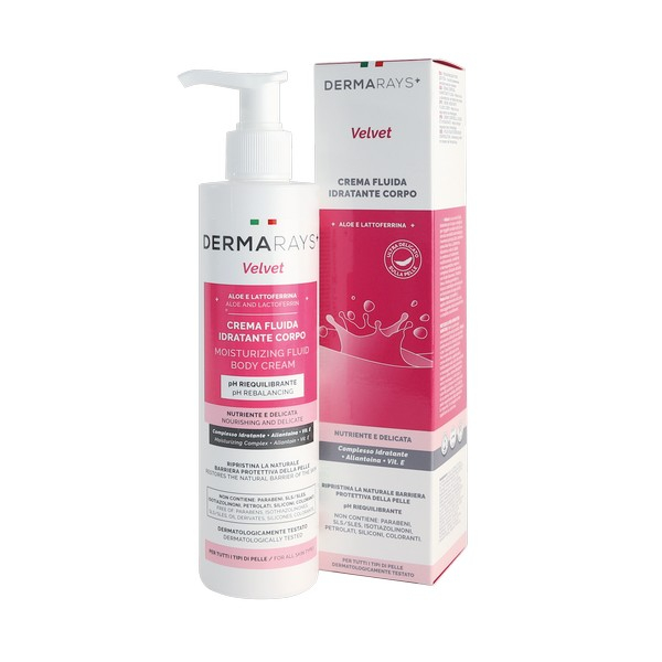 DERMARAYS VELVET CREMA FLUIDA IDRATANTE CORPO 250ML