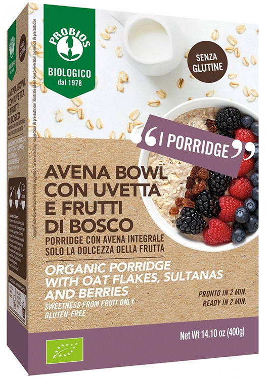 PROBIOS Bio Avena Bowl Frutti Bosco