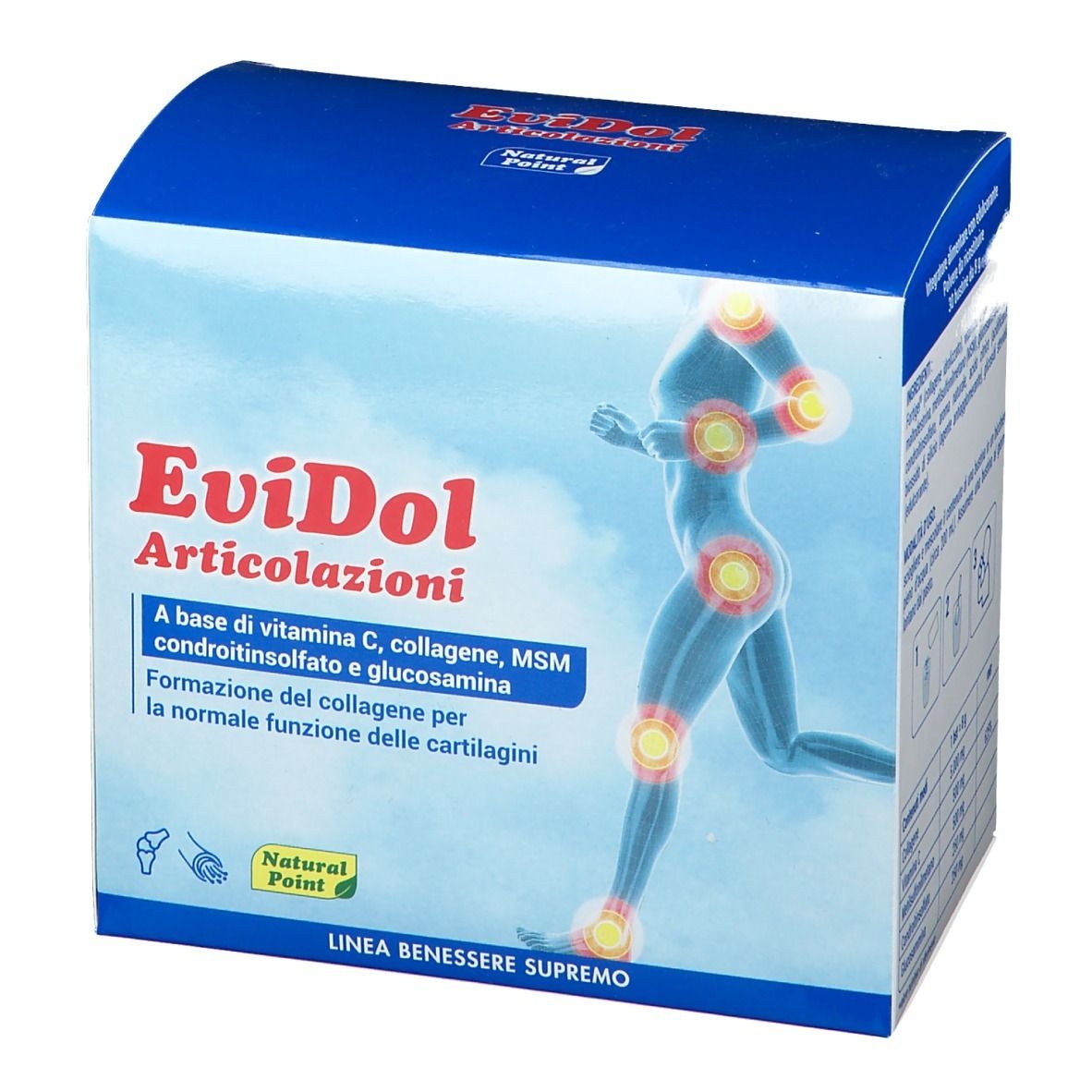 Natural Point Evidol Articolazioni Integratore Benessere delle Cartilagini 30 buste