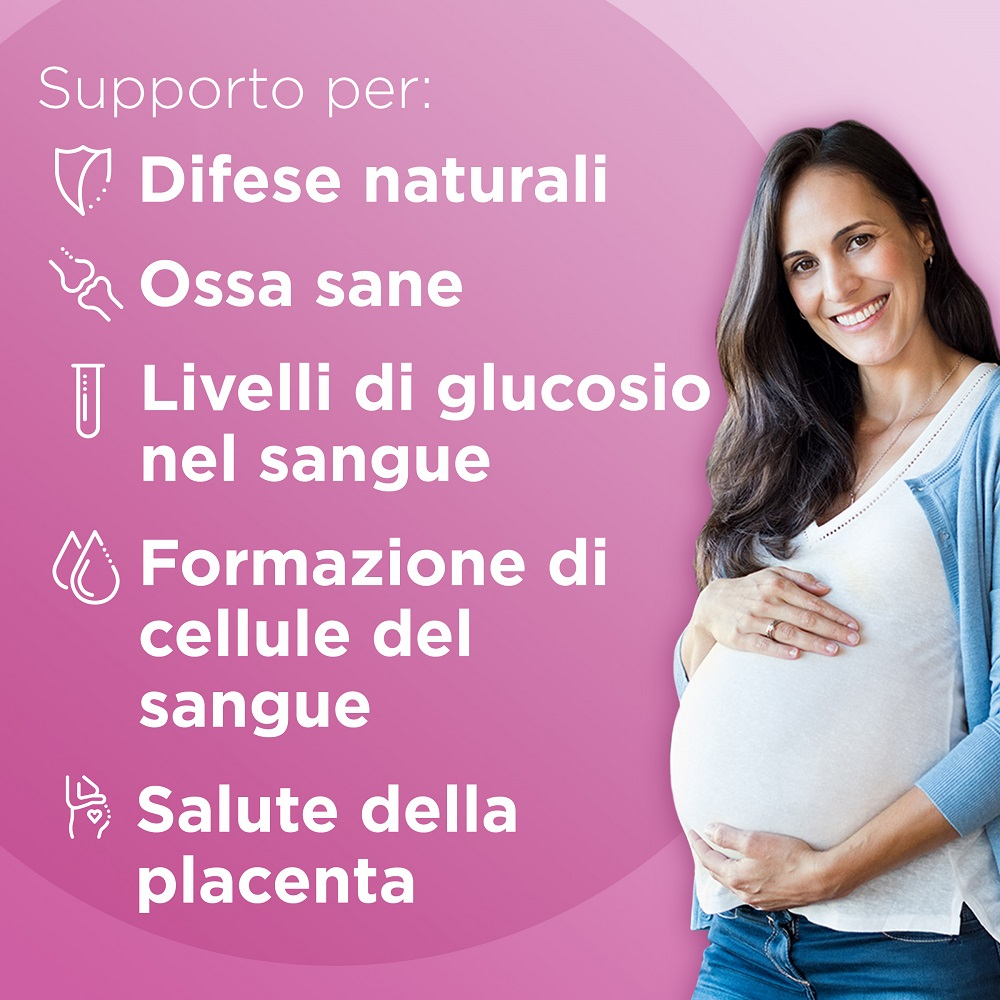 Multicentrum Mamma Integratore Alimentare Multivitaminico Multiminerale Gravidanza Acido Folico 30Cp