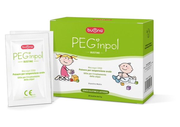 PEGinpol Macrogol Trattamento Stipsi nei Neonati e Bambini 20 bustine