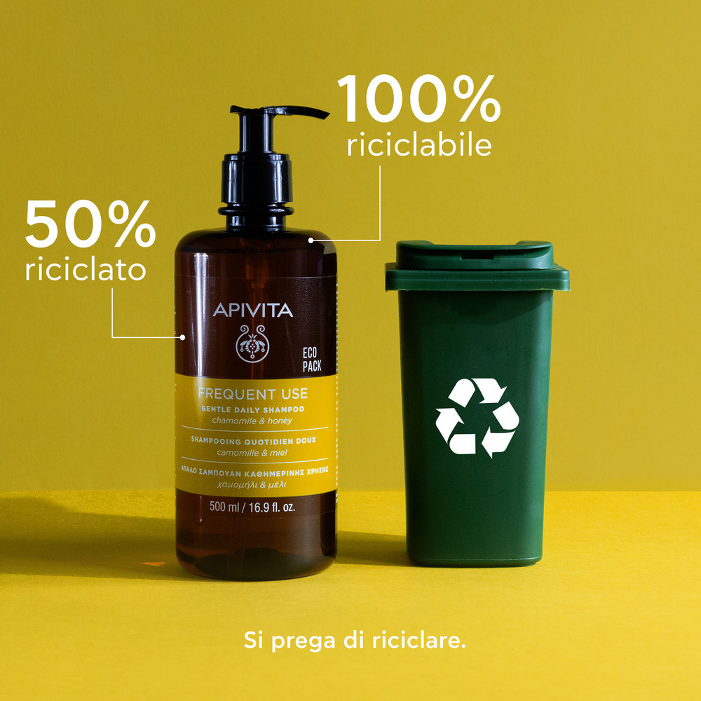 APIVITA Shampoo Delicato Uso Frequente Ecopack 500ml