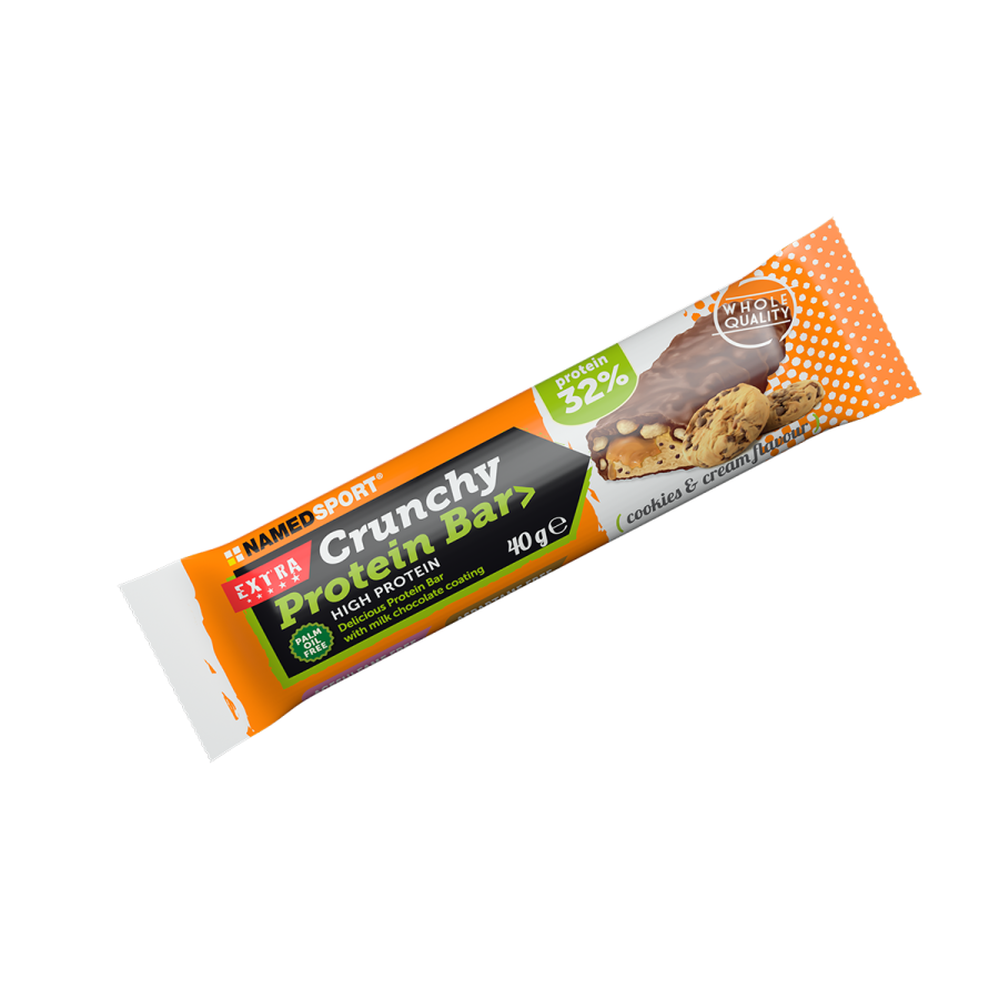Named Sport - Crunchy Protein Bar Cookies & Cream - Barretta Proteica 40 g