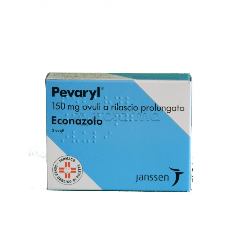 Pevaryl 150 mg Econazolo nitrato 2 Ovuli Vaginali a Rilascio Prolungato
