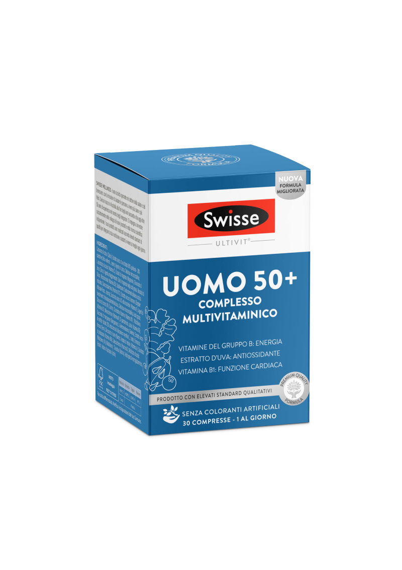 SWISSE MULTIVITAMINICO UOMO 50+ 30 compresse