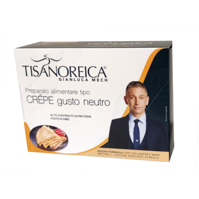 Tisanoreica Preparato per Crepe al Naturale 4 bustine da 30 g