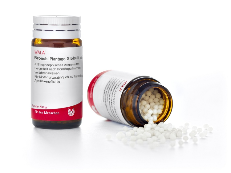 Wala Bronchi Plantago Compositum Medicinale Omeopatico Globuli 20 g