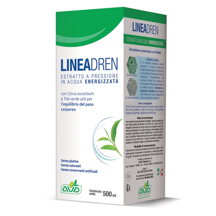 Lineadren - Integratore drenante per il controllo del peso corporeo - 500 ml