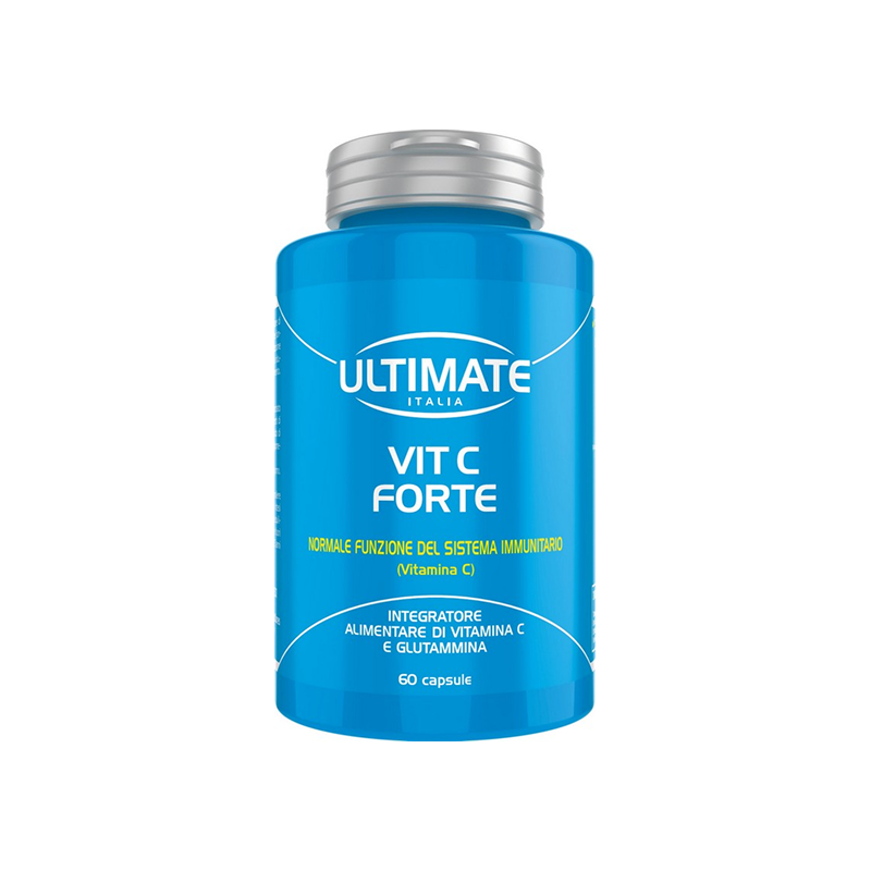 Ultimate Italia Vit C Forte 60 Capsule - Integratore Per Il Sistema Immunitario