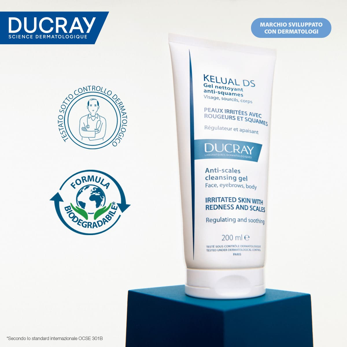 DUCRAY KELUAL DS Gel*Det.200ml