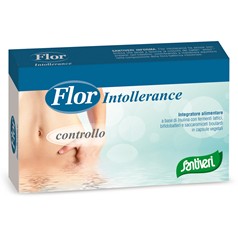 Santiveri Flor Intollerance 2 Controllo Integratore Flora Batterica Intestinale 40 Capsule