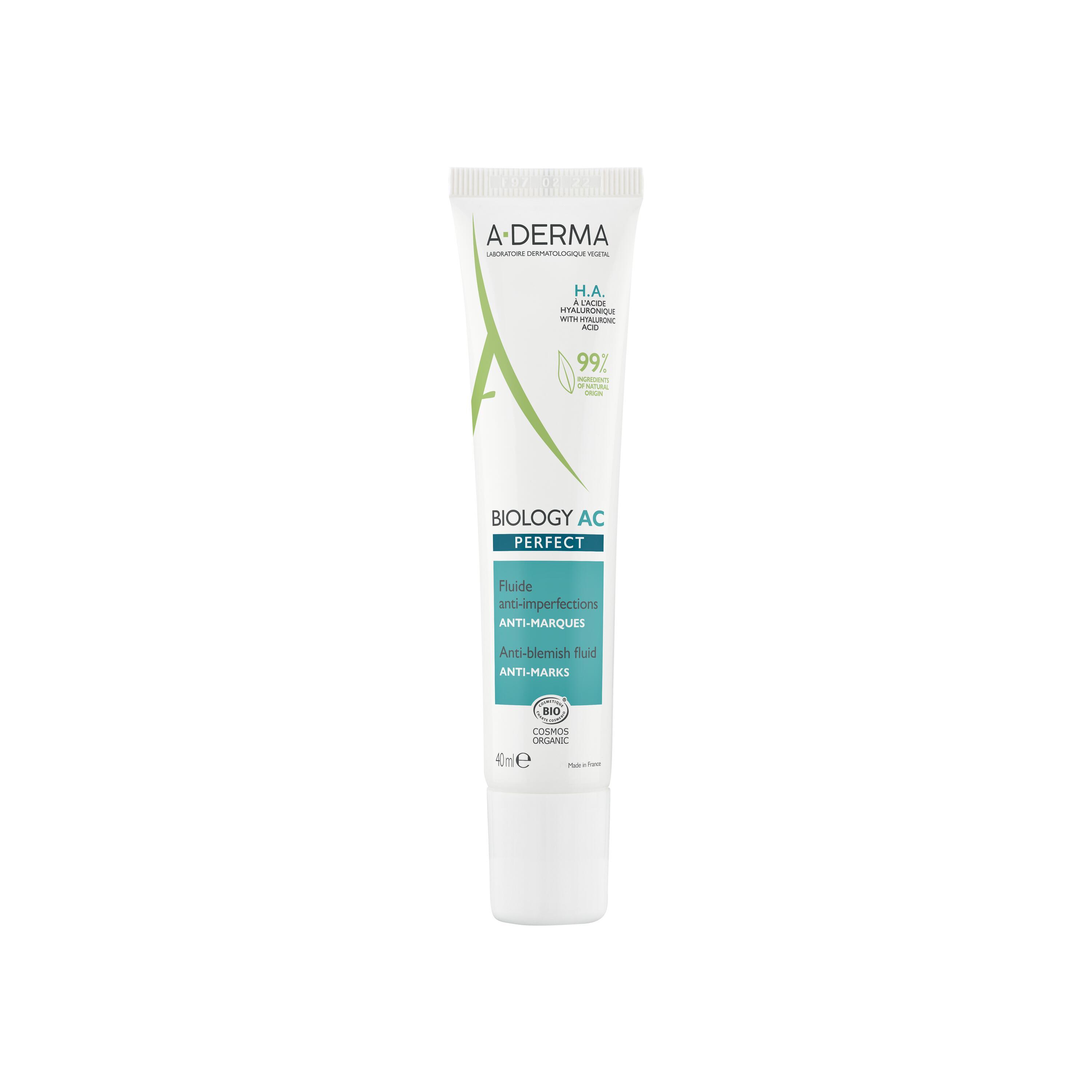 A-Derma - Biology AC Perfect Fluido Anti-Imperfezioni Per Pelle Acneica 40 ml