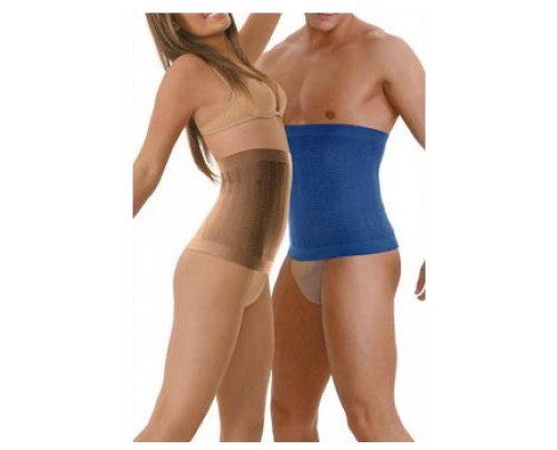 Solidea Silver Wave Abdominal Band Cintura Micromassaggiante Addominale Colore Noisette Taglia XL