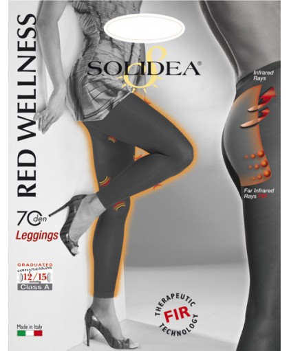 Solidea Redwellness 70 DEN Leggins Compressivo Colore Blu Navy Taglia 3 ML