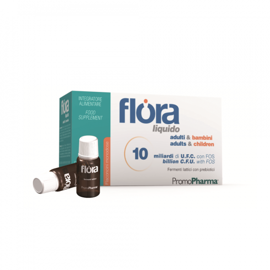 Flora Liquido Adulti E Bambini 10 Flaconcini