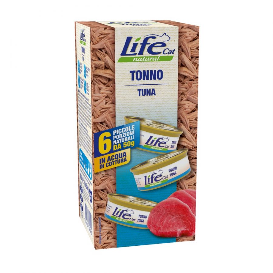 LIFEPETCARE LIFE GATTO NATURAL TONNO 6x50GR (lattina) MULTIPACK