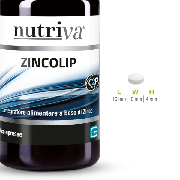 Nutriva Zincolip integratore a base di zinco 60 compresse