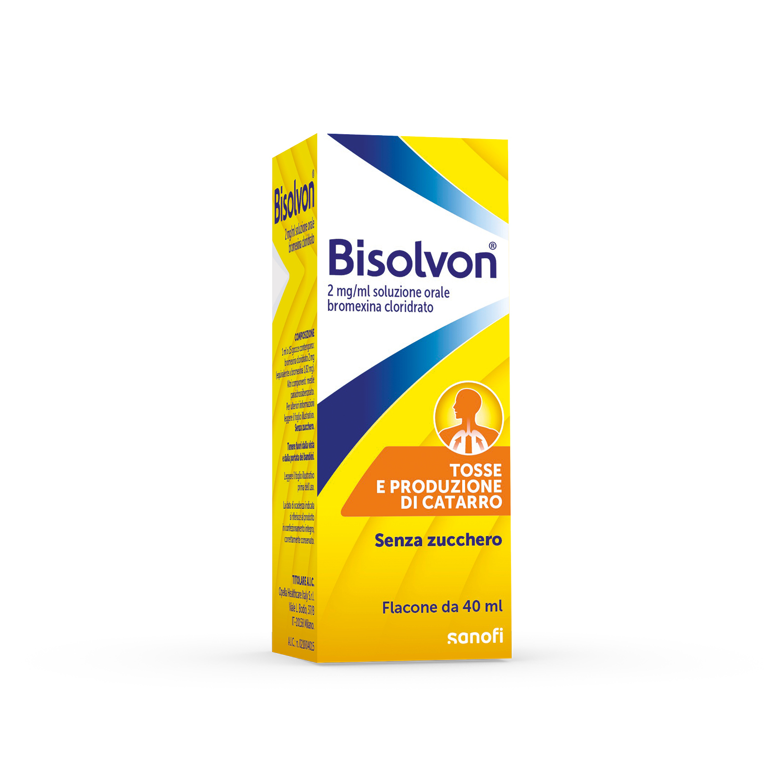 Bisolvon Gocce 2 mg/ml Soluzione Orale Bromexina Cloridrato 40 ml