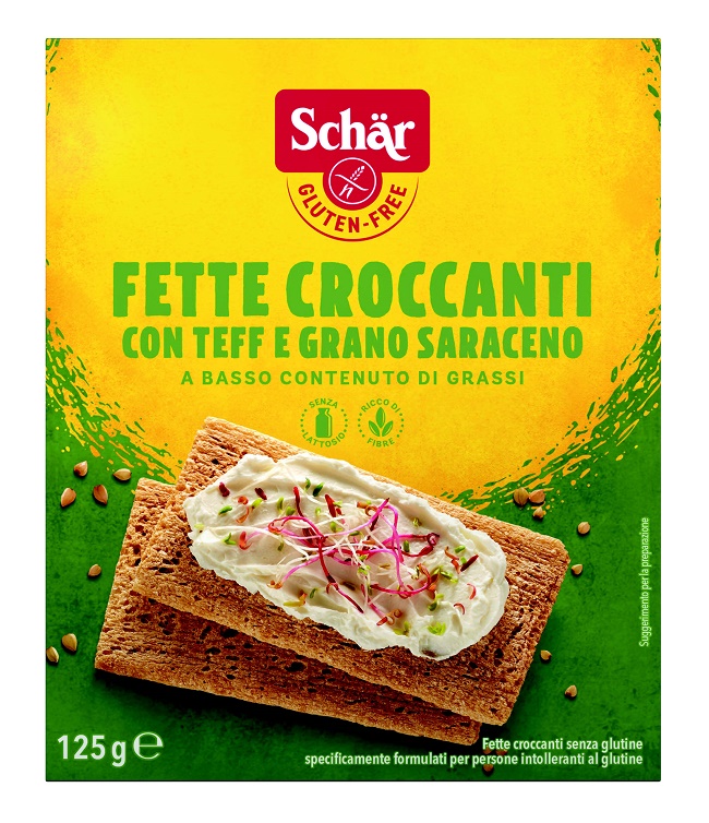 SCHAR Fette Croccanti Teff,Grano Saraceno 125g