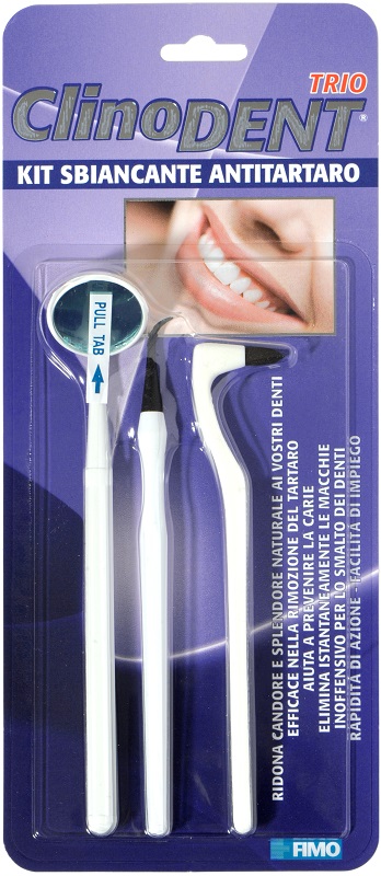 Fimo Clinodent Trio Kit Sbiancante Anti Tartaro