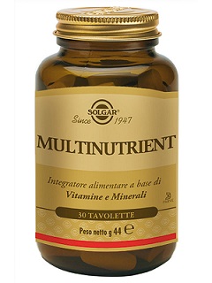 Solgar Multinutrient Integratore Vitaminico 30 Tavolette