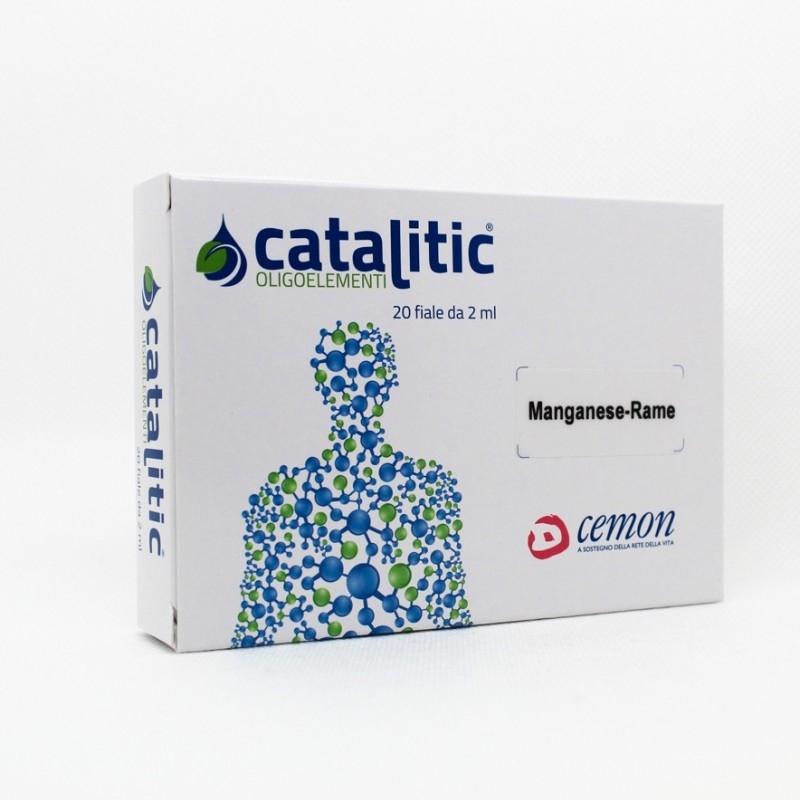 Cemon Catalitic Oligoelementi Manganese e Rame 20 Fiale da 2 ml