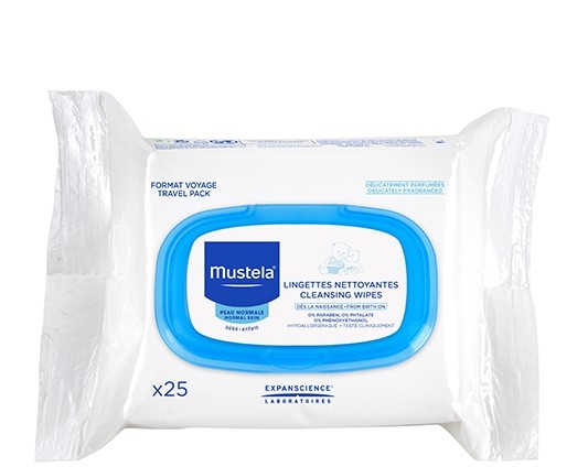 Mustela Salviette Multiuso Per Bambino Pelle Delicata 25 Pezzi