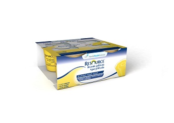 Resource Aqua+ Limone Bevanda Gelificata 4x125 ml