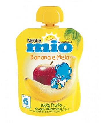 NESTLE MIO POUCH FRUTTA BEVIBILE MELA BANANA 90ML