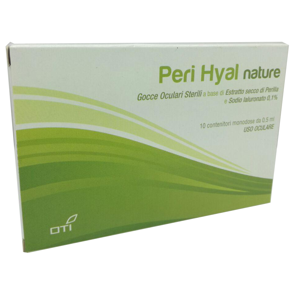 Oti Peri Hyal Nature Gocce Oculari Lubrificanti 10 Contenitori Monodose 0,5 ml