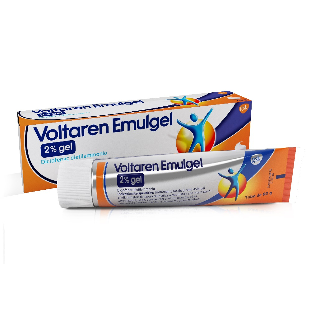 Voltaren Emulgel 2% Antinfiammatorio Diclofenac Dolori Articolari Dolori Muscolari Gel 60 g