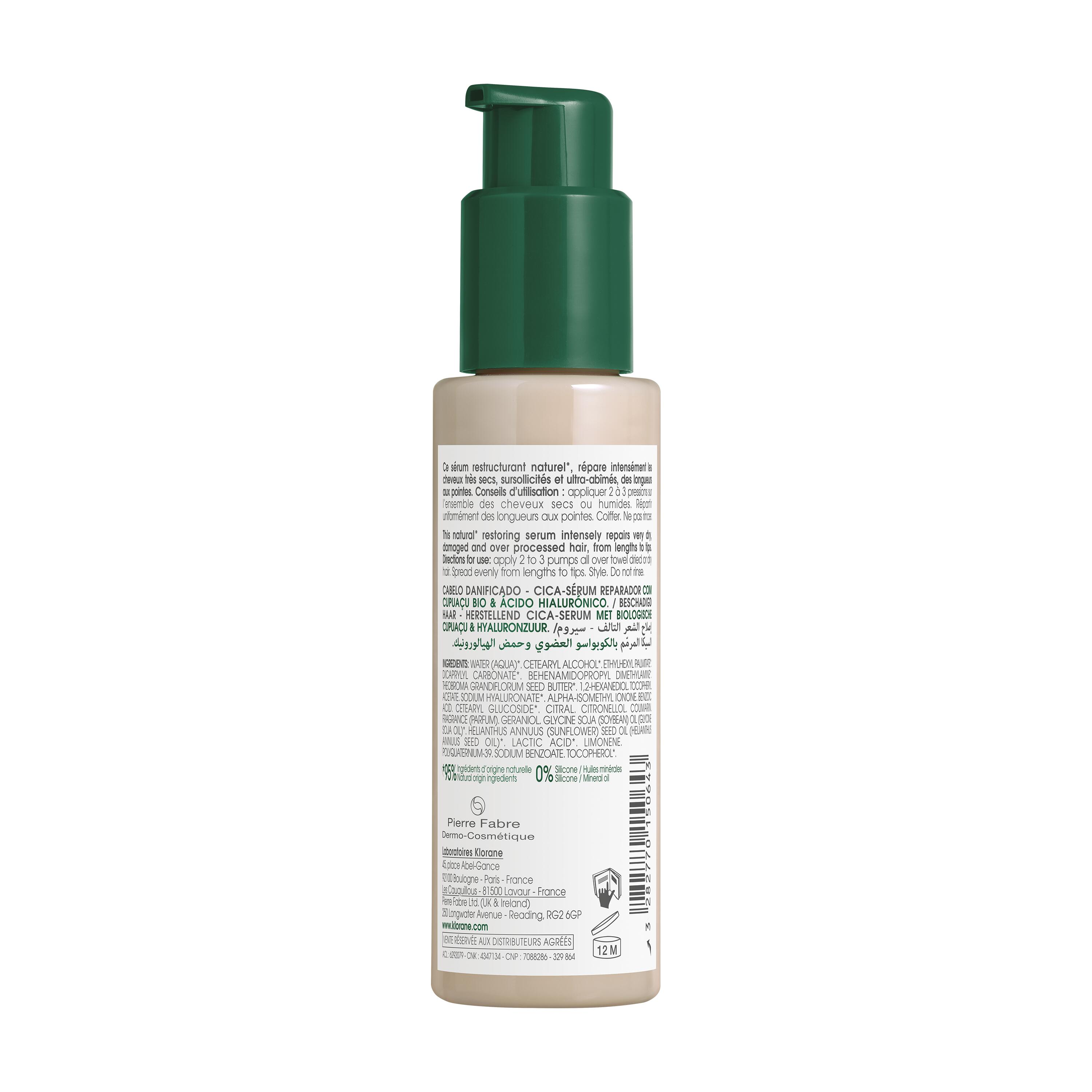 Klorane - Cica-Siero Ristrutturante E Termo-Protettivo Al Cupuaçu Bio 100 ml