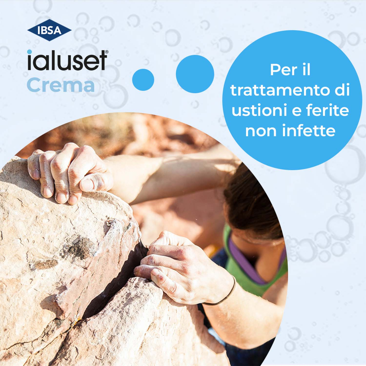 Ialuset Garze Medicate Con Acido Ialuronico 10x10 cm 10 Pezzi