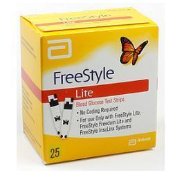 Freestyle Lite Strisce Reattive Glicemia 25 Pezzi