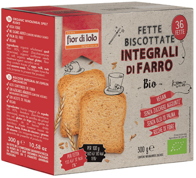 FETTE BISCOTTATE FARRO INTEGRALE