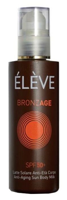 Élève Bronzage Latte Solare Protezione 50+ Anti-Età Corpo 200 ml