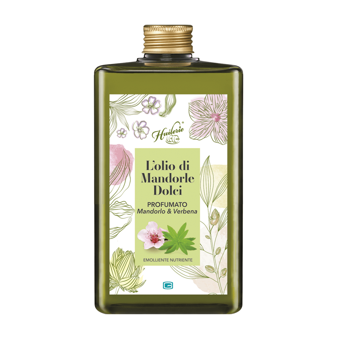 Huilerie Olio di Mandorle Dolci profumato mandorlo e verbena 300ml