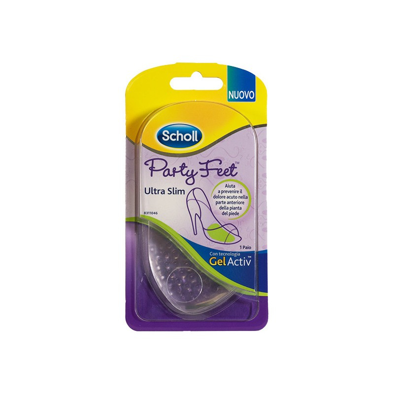 Scholl Party Feet Ultra Slim - Cuscinetti invisibili in gel - 1 paio 