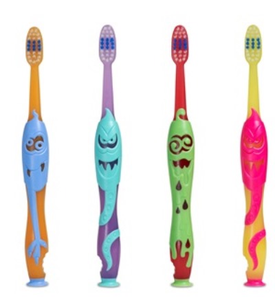Elgydium Kids Monster Spazzolino Adatto Ai Denti Da Latte 2-6 Anni