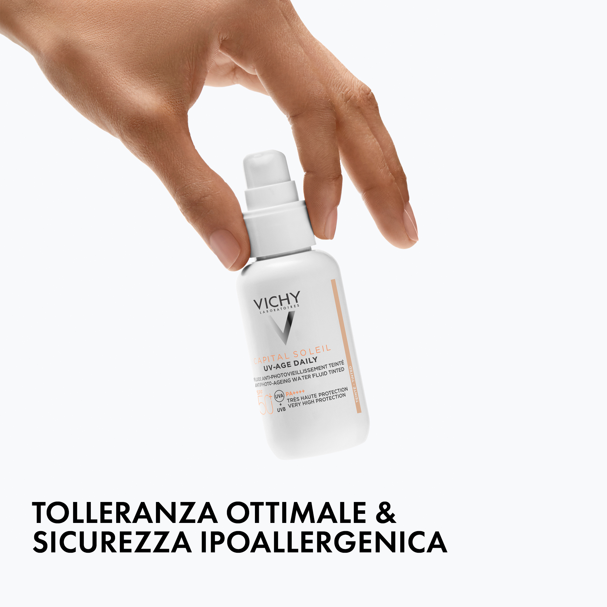 Vichy Capital Soleil UV-Age Daily SPF50+ Fluido Anti Fotoinvecchiamento Colorato 40 ml