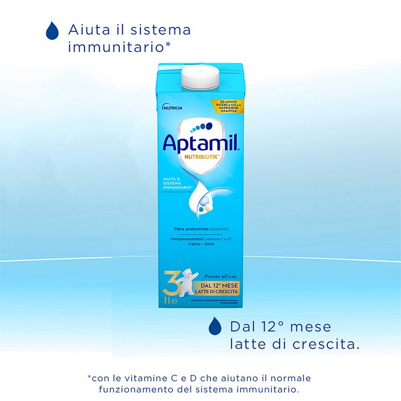 Aptamil 3 Latte Di Crescita Liquido 1000 ml