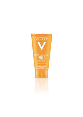 Vichy Idéal Soleil Crema Solare Effetto Asciutto SPF50+ - Protezione viso anti-lucidità - 50 ml