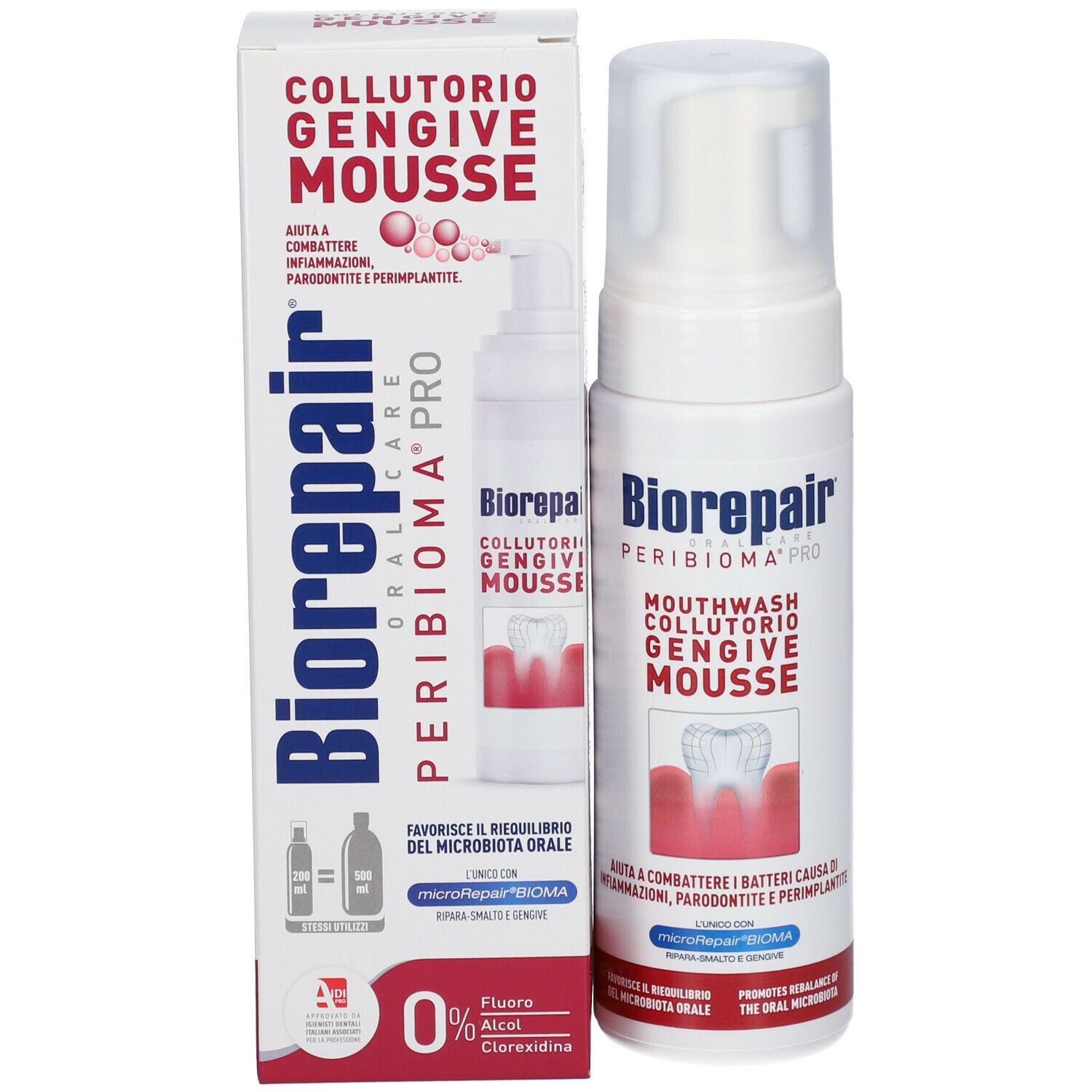 BIOREPAIR PERIBIOMA MOUSSE collutorio 200ml