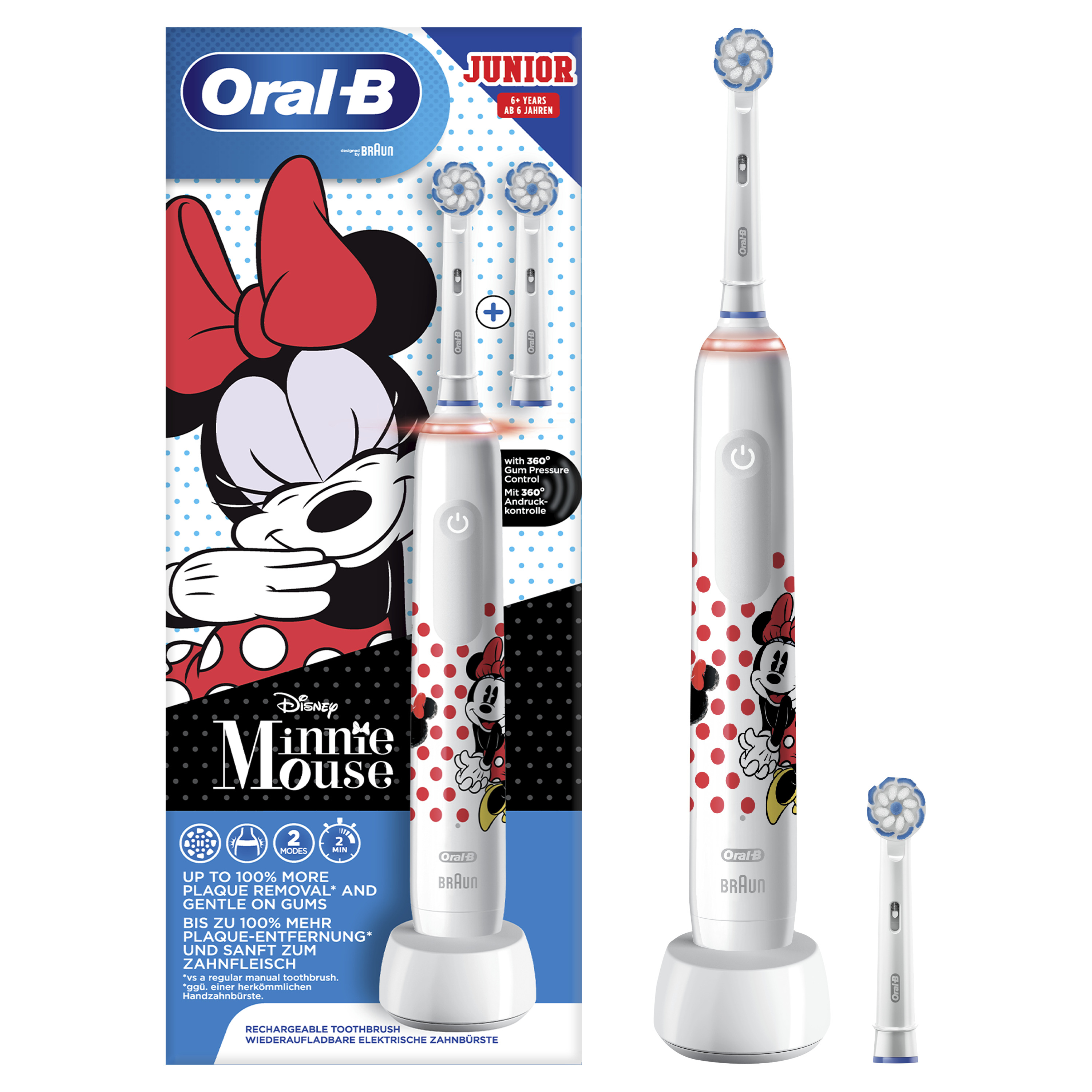 ORALB JUNIOR MINNIE SPAZZ ELET