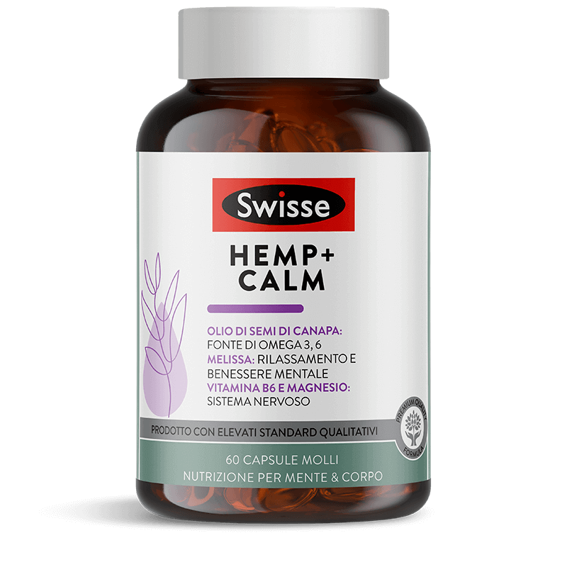 Swisse Hemp Calm Integratore Rilassante 60cps molli
