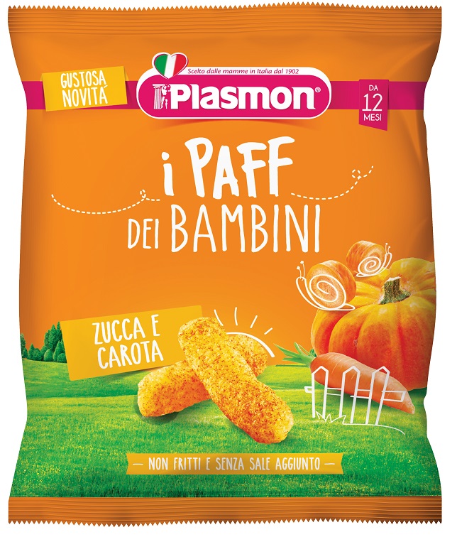PLASMON PAFF Snack Zucca/Car.