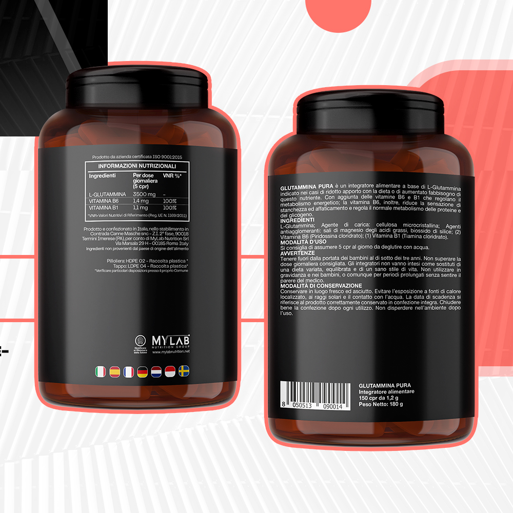 T-Rex Integratori Glutammina Pura 150 Compresse - Integratori Per Sportivi