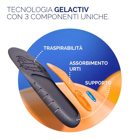 Scholl GelActiv Work Uomo - Soletta in gel - 1 paio
